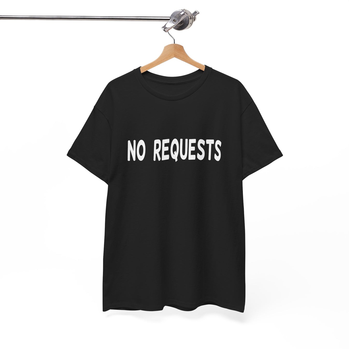 No Requests DJ Tee - Unisex White Print