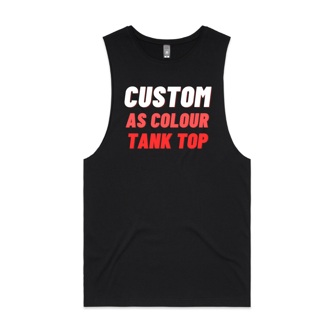CUSTOM AS COLOUR TANK TOP