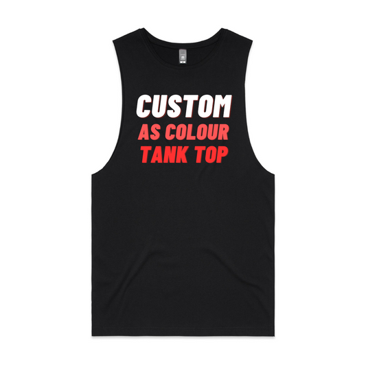 CUSTOM AS COLOUR TANK TOP