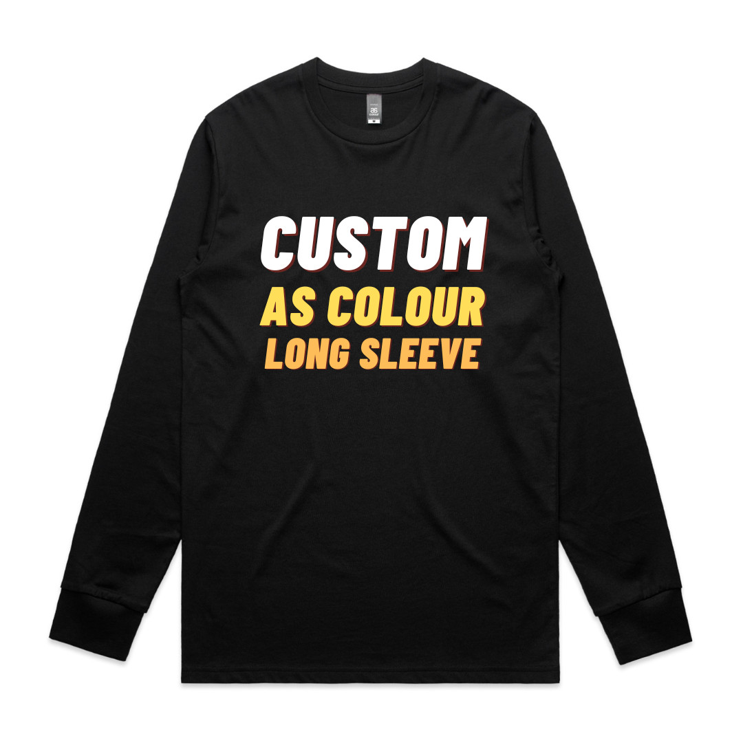 CUSTOM AS COLOUR LONG SLEEVE
