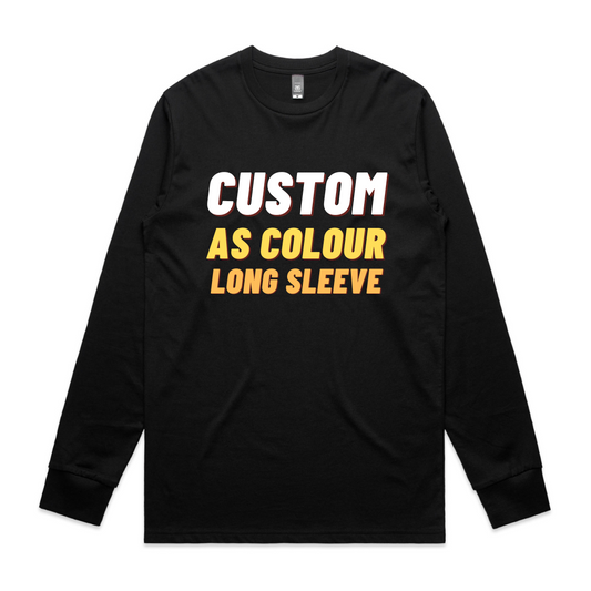 CUSTOM AS COLOUR LONG SLEEVE