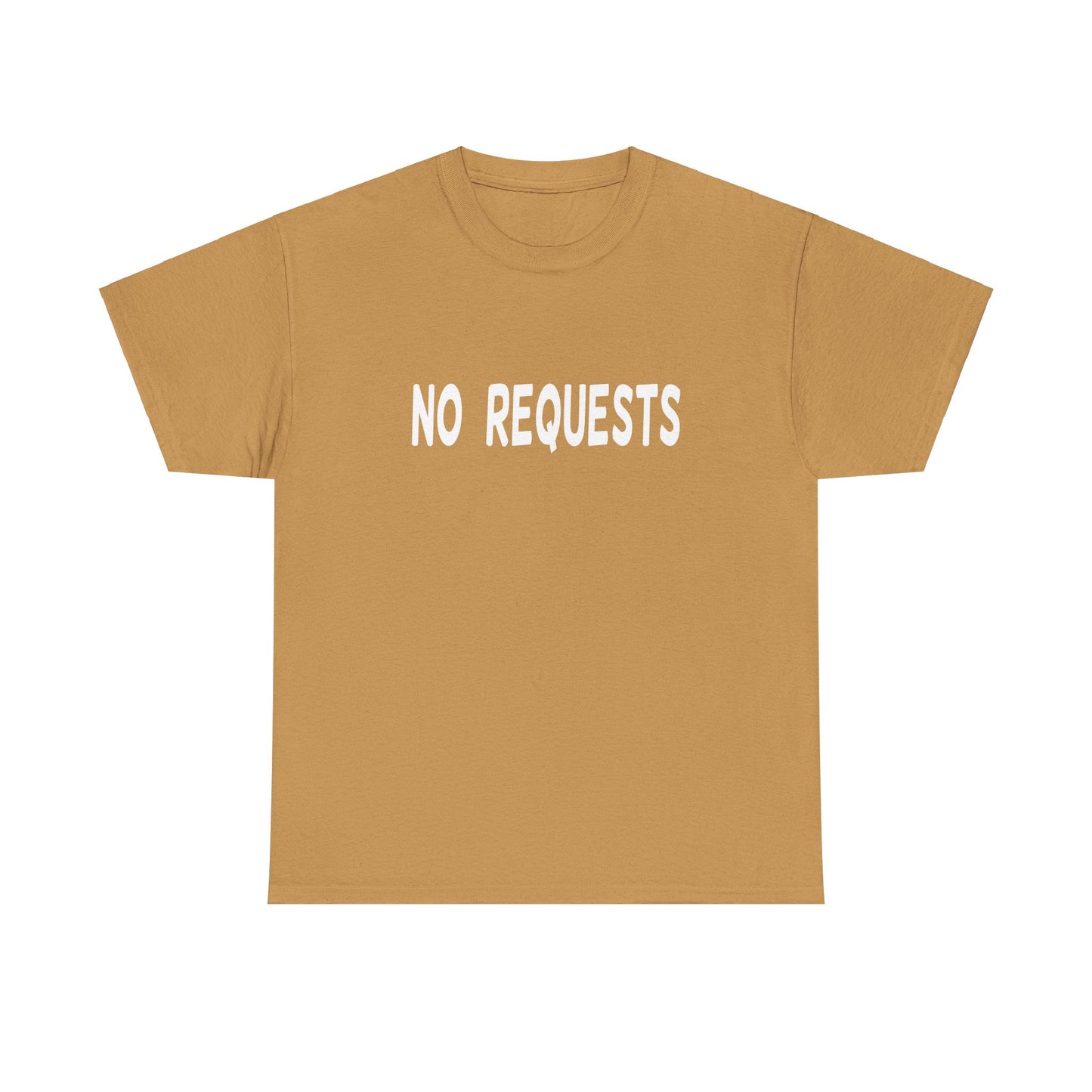 No Requests DJ Tee - Unisex White Print