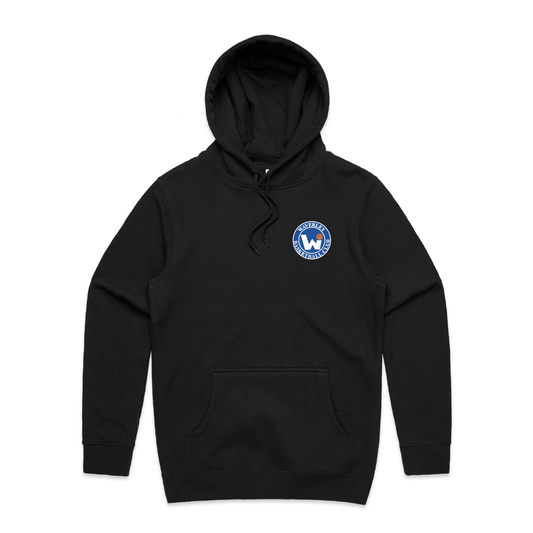 Emblem Black Hoodie - Youth Unisex