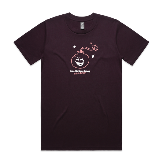 'Bomb' T-Shirt - Grape