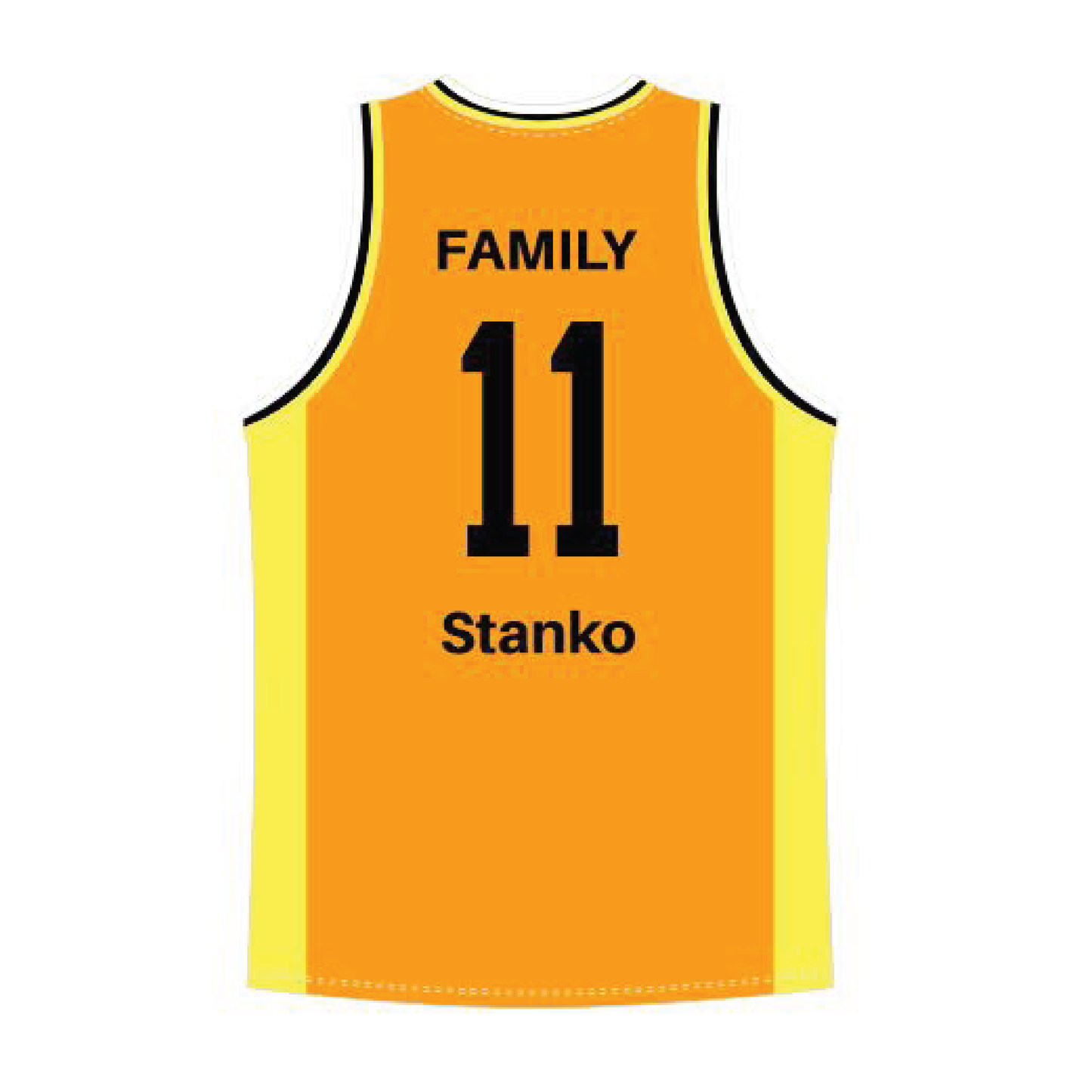 FSBP Orange/Yellow Reversible Jersey