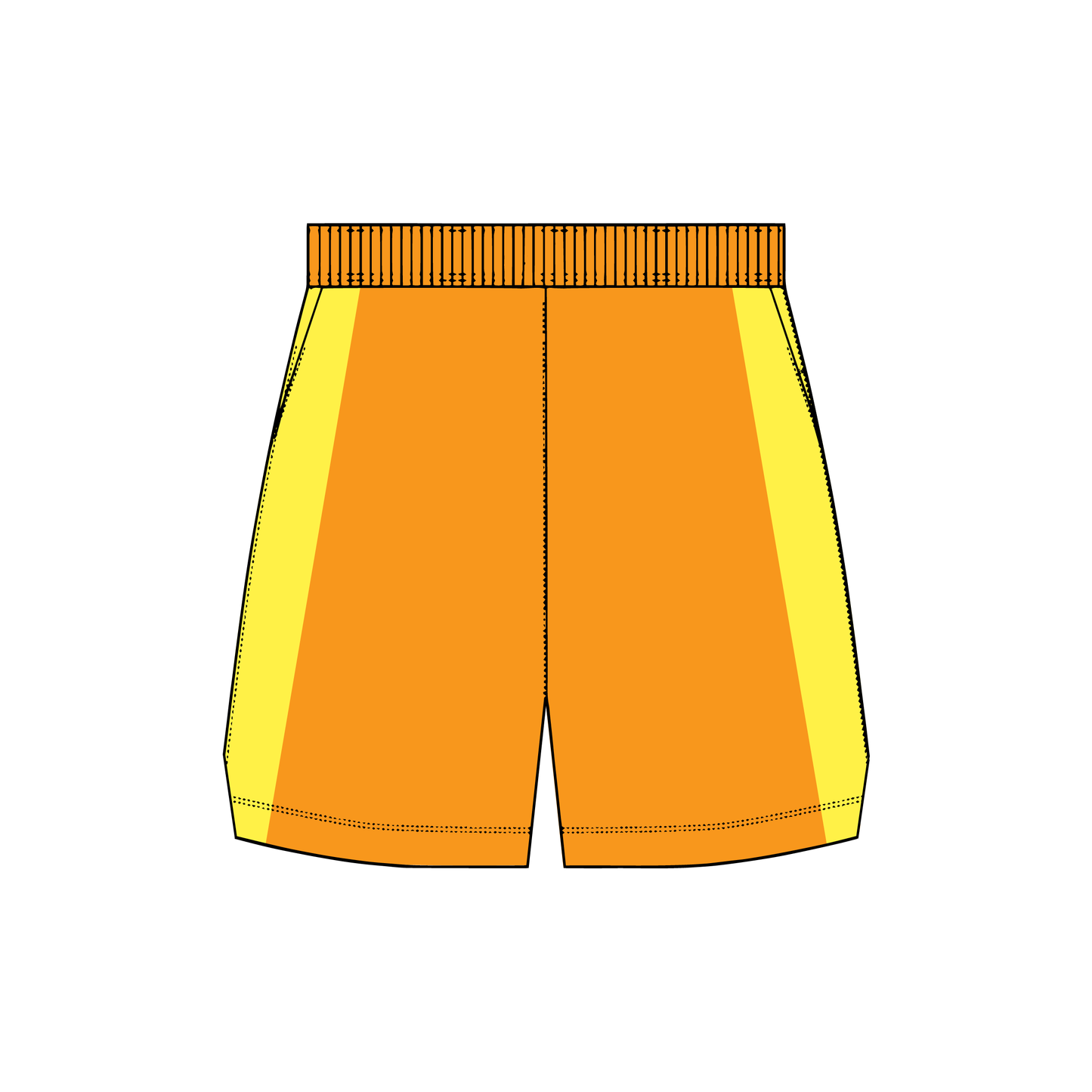 FSBP Orange/Yellow Playing Shorts