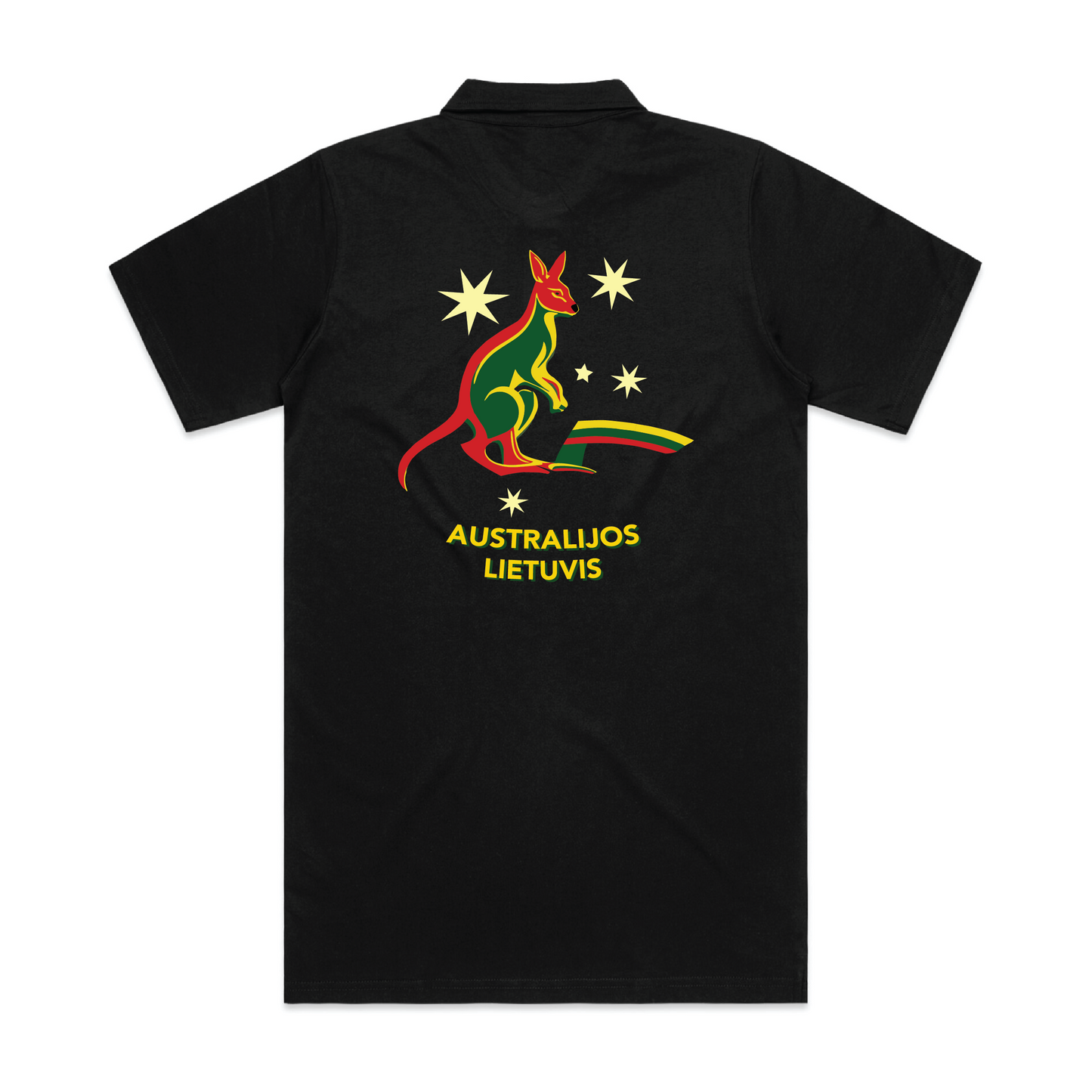 Stars/Kangaroo Backside Polo (Unisex)