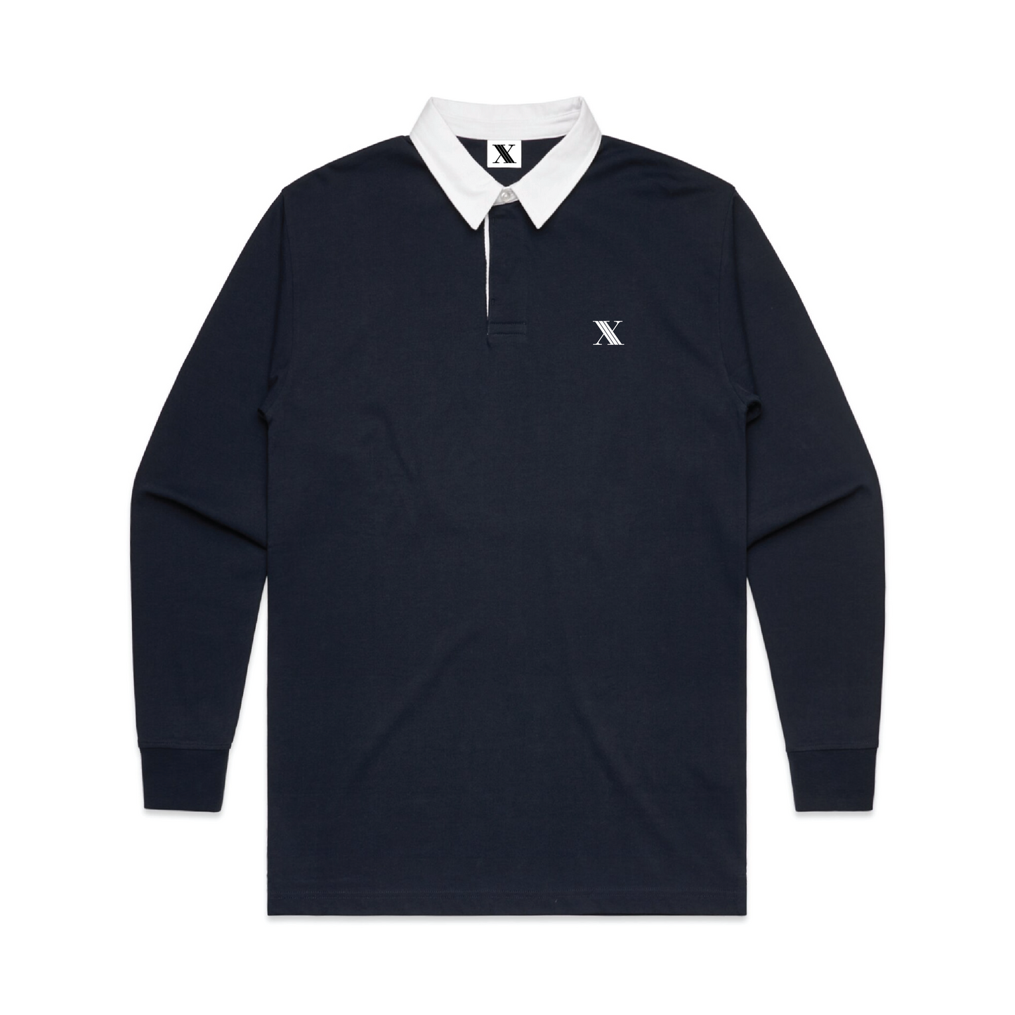 'X' Rugby Jumper - Navy