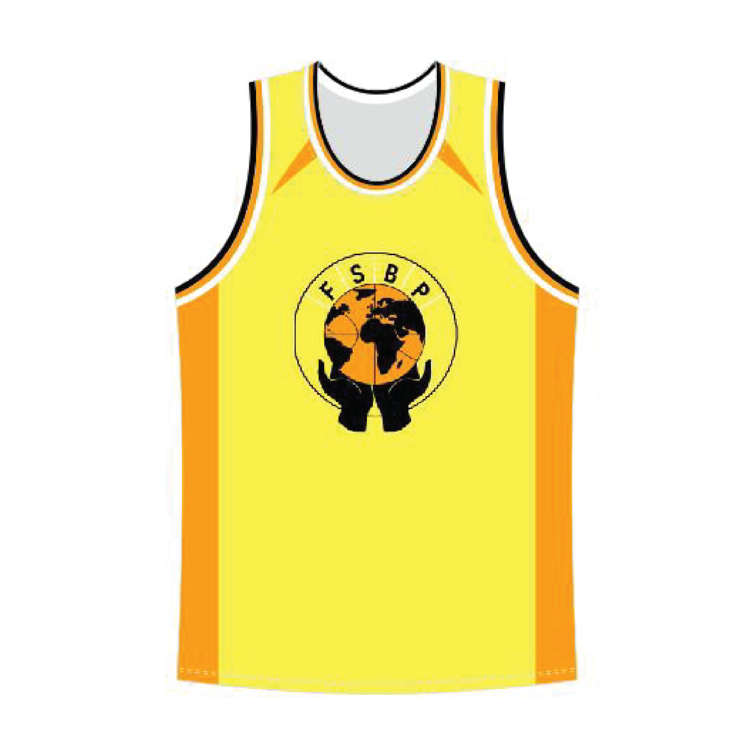 FSBP Orange/Yellow Reversible Jersey