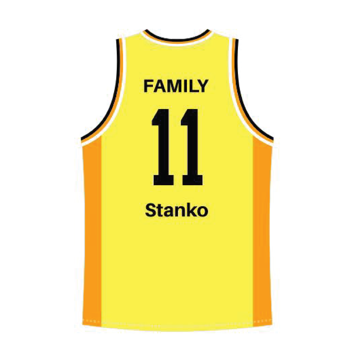FSBP Orange/Yellow Reversible Jersey