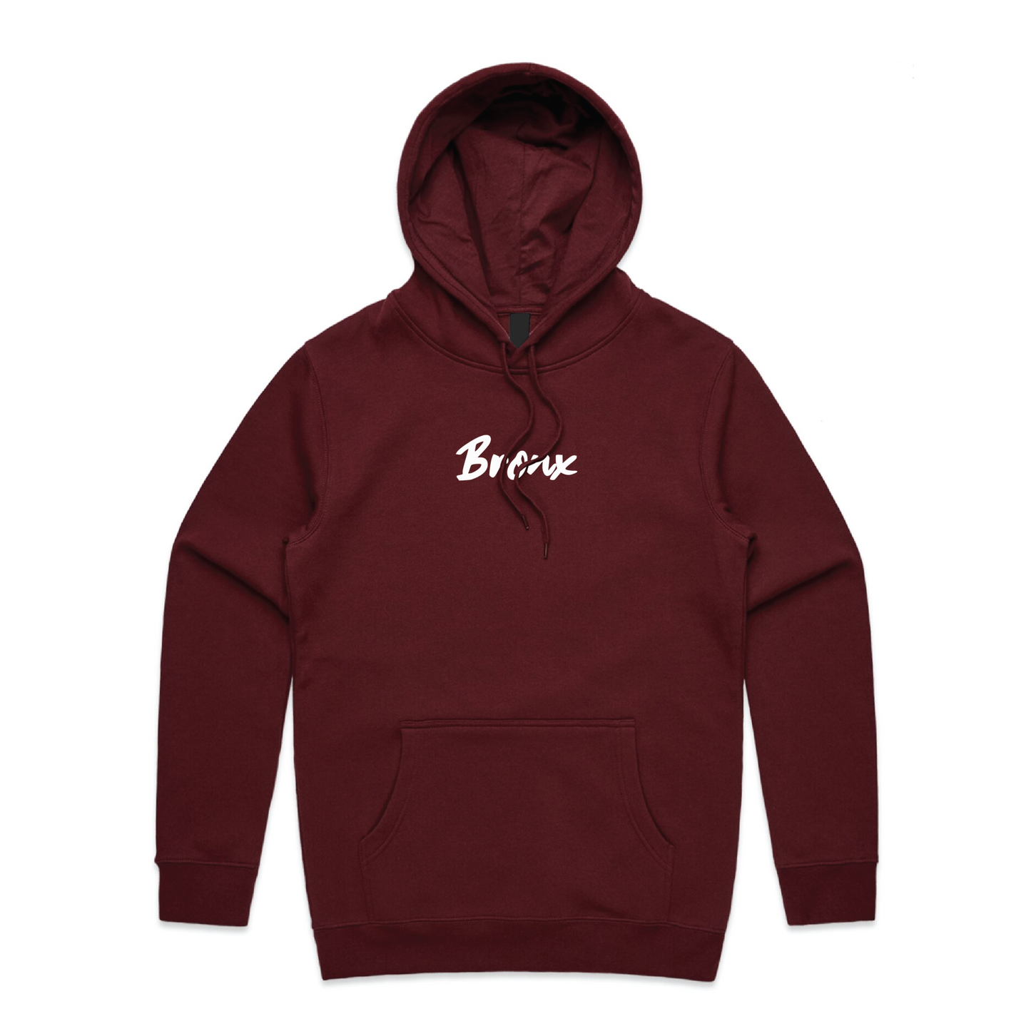'Cursive V2' Hoodie - Burgundy
