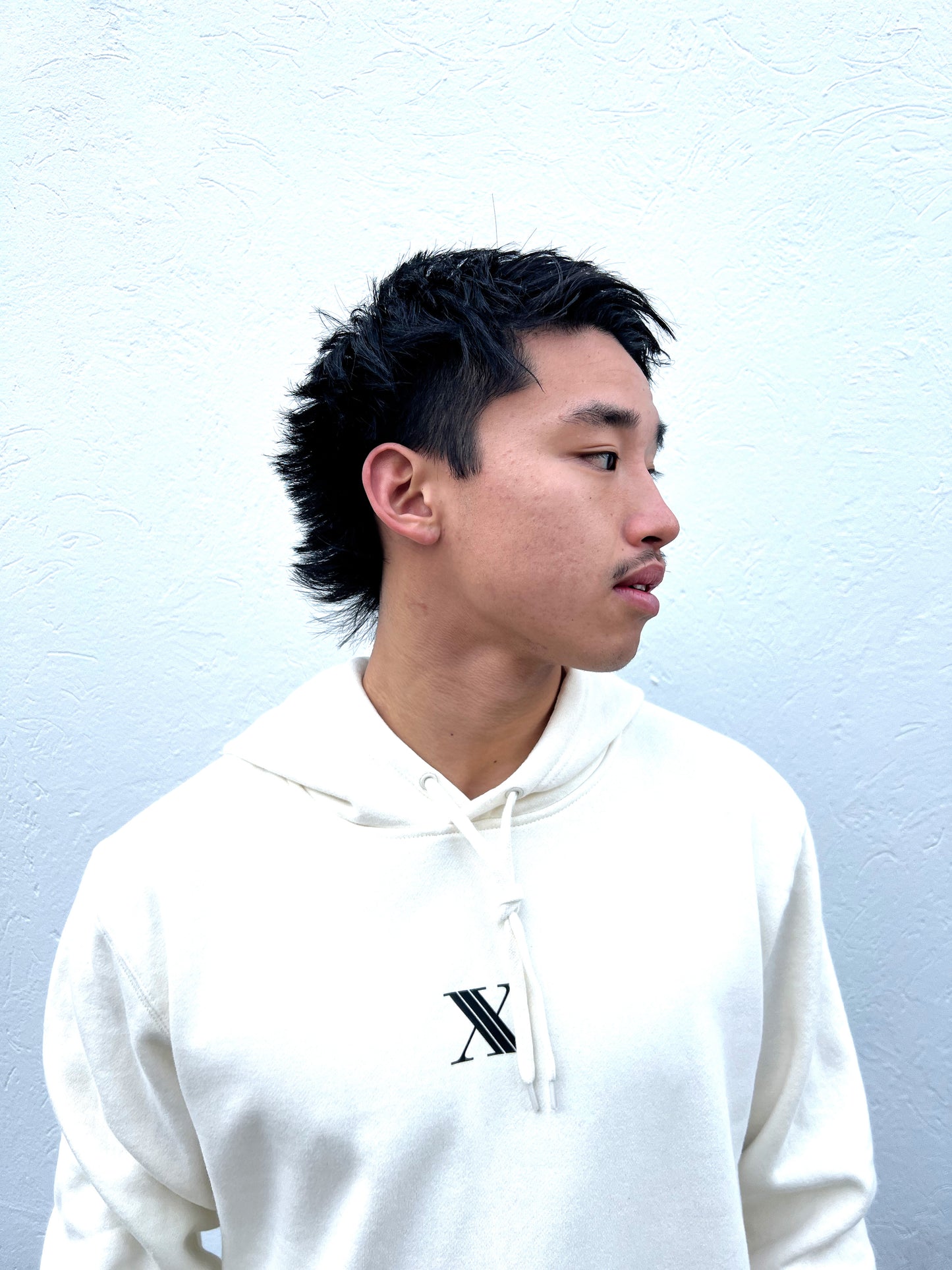 'X' Hoodie - Ecru