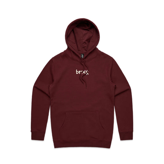 'Crude' Hoodie - Burgundy