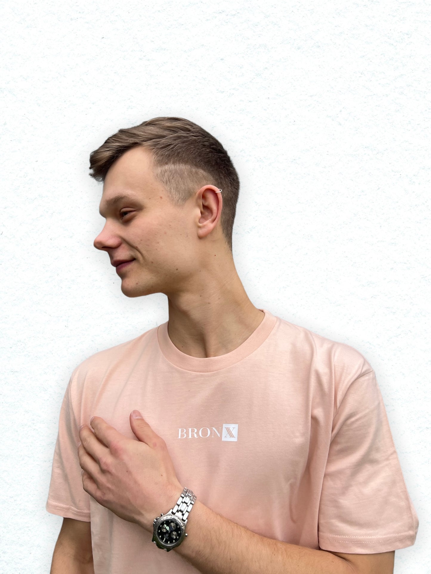 ‘Sterling’ T-Shirt - Salmon