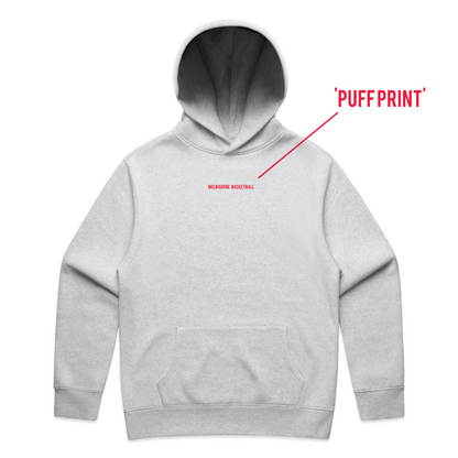 Melb Bball PUFF PRINT Hoodie - Unisex