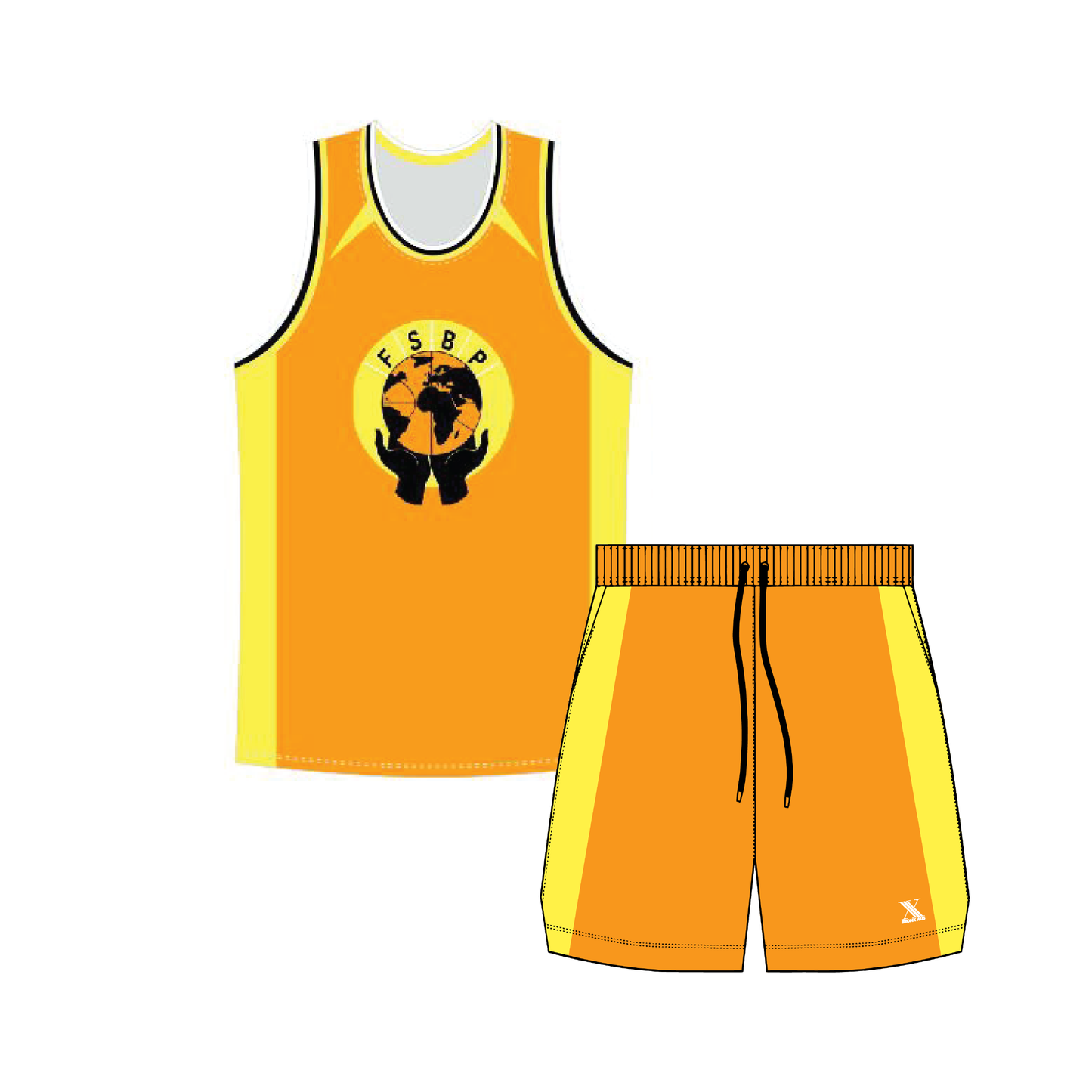 FSBP Orange/Yellow Uniform Set