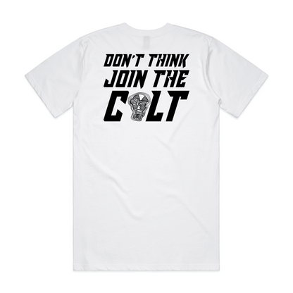 Revs Mask Tee - White