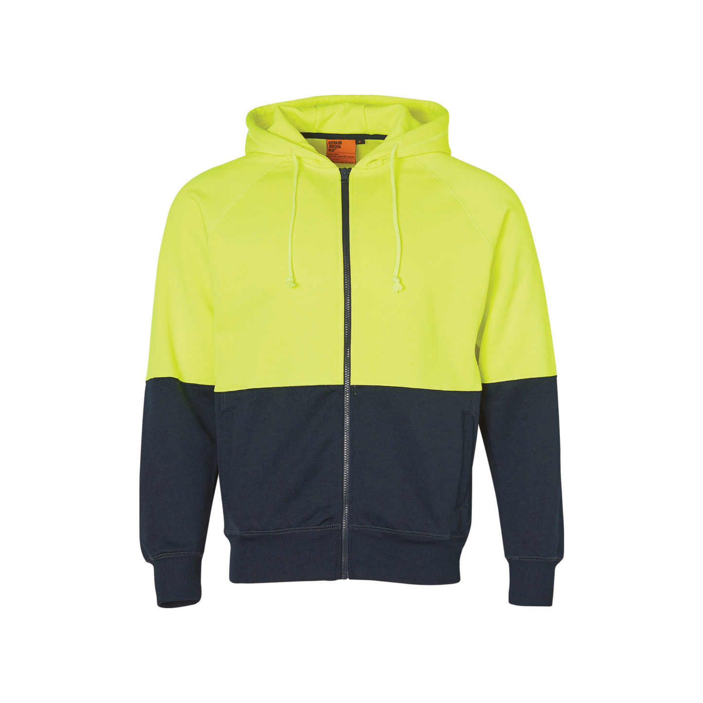 Custom Hi-Vis Zip Hoodie