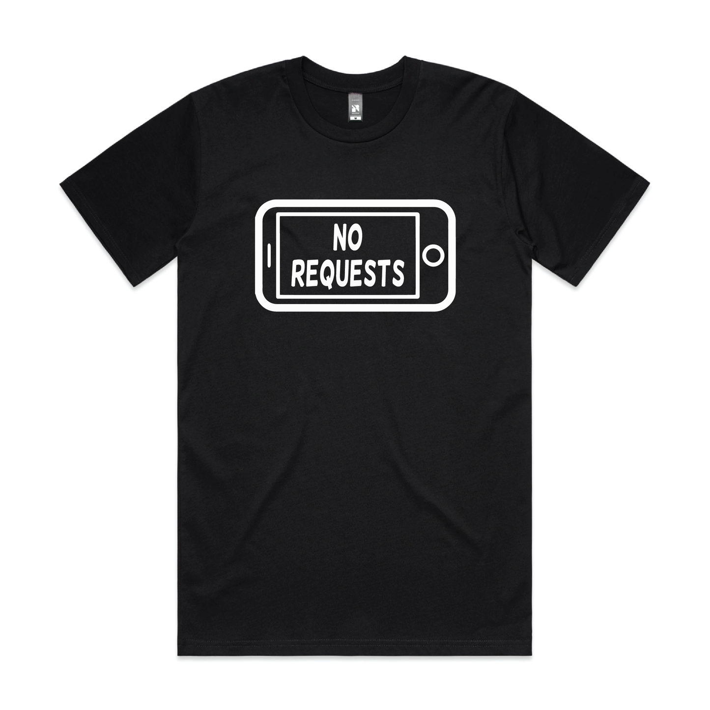 No Requests iPhone Tee - Black