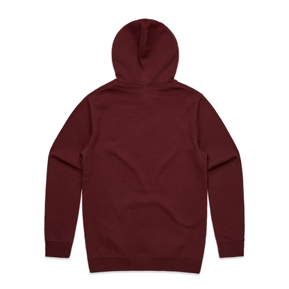 'Crude' Hoodie - Burgundy